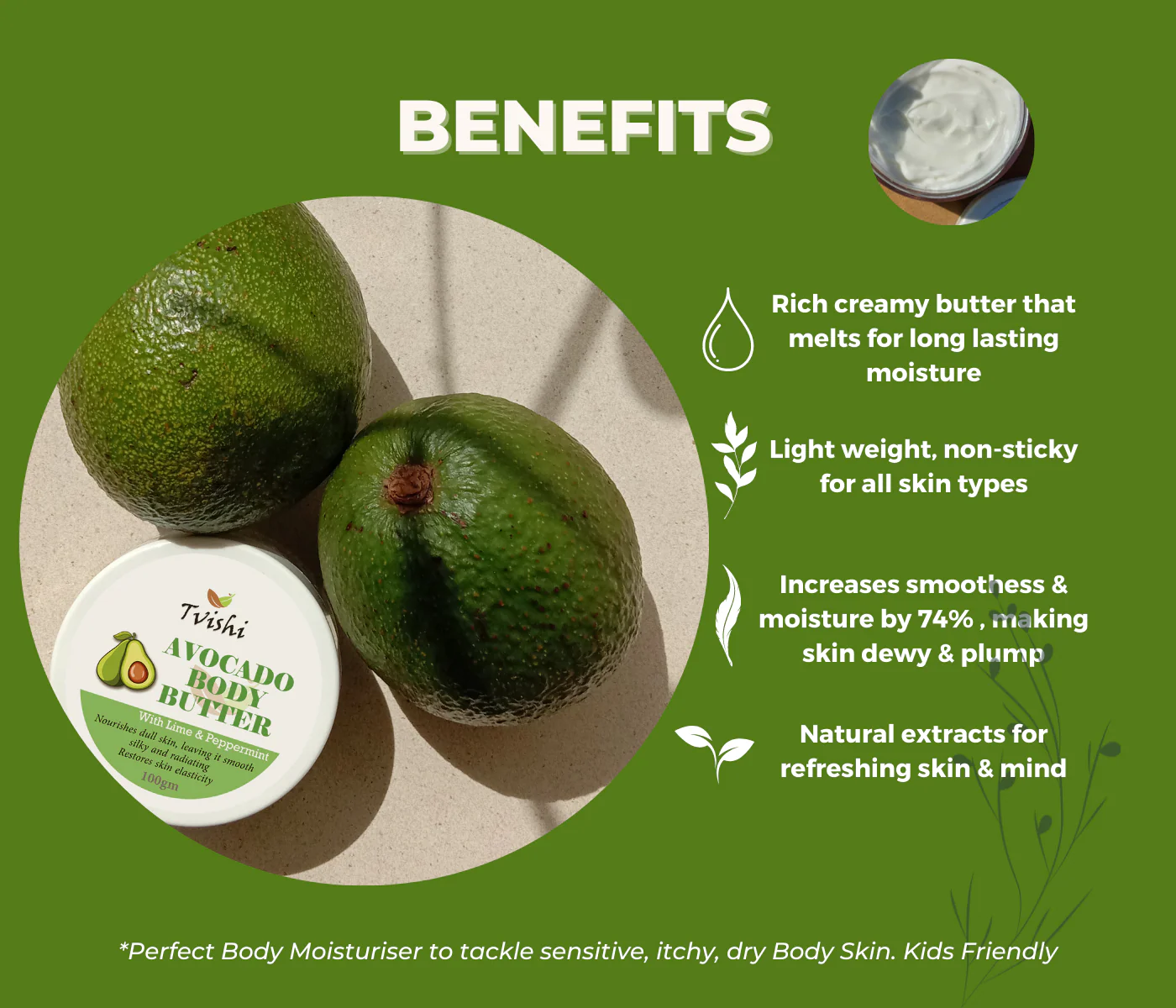 Avocado Body Butter Dry skin - Image 3