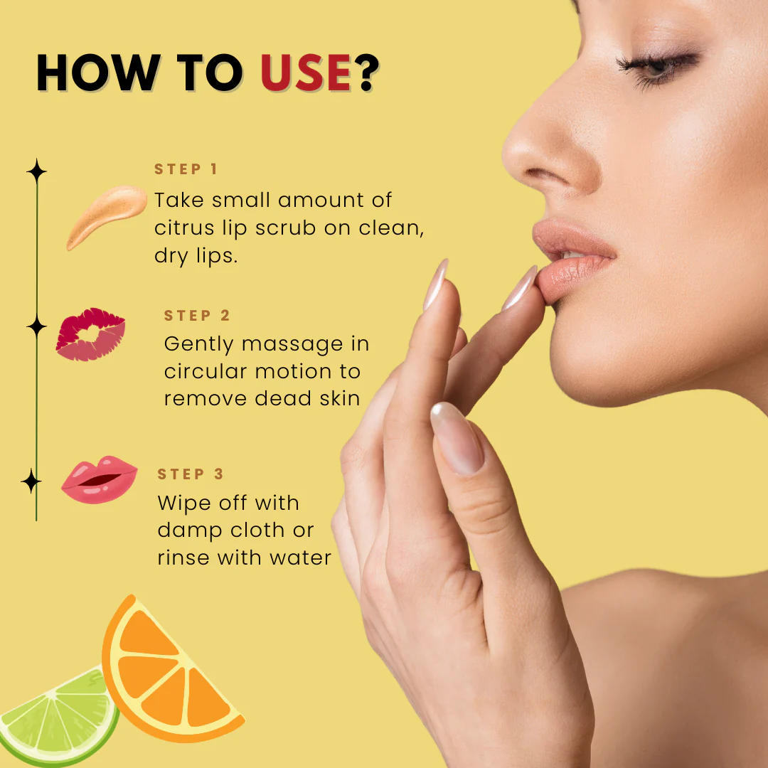 Citrus Lip Scrub 8 Gms - Image 5