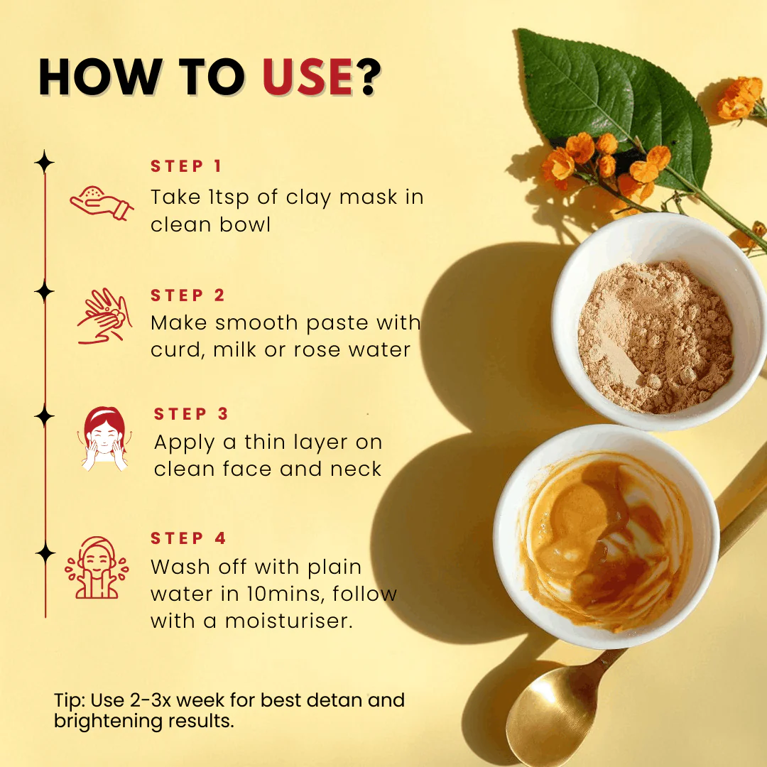 Detan Clay Mask 50 Gms - Image 4