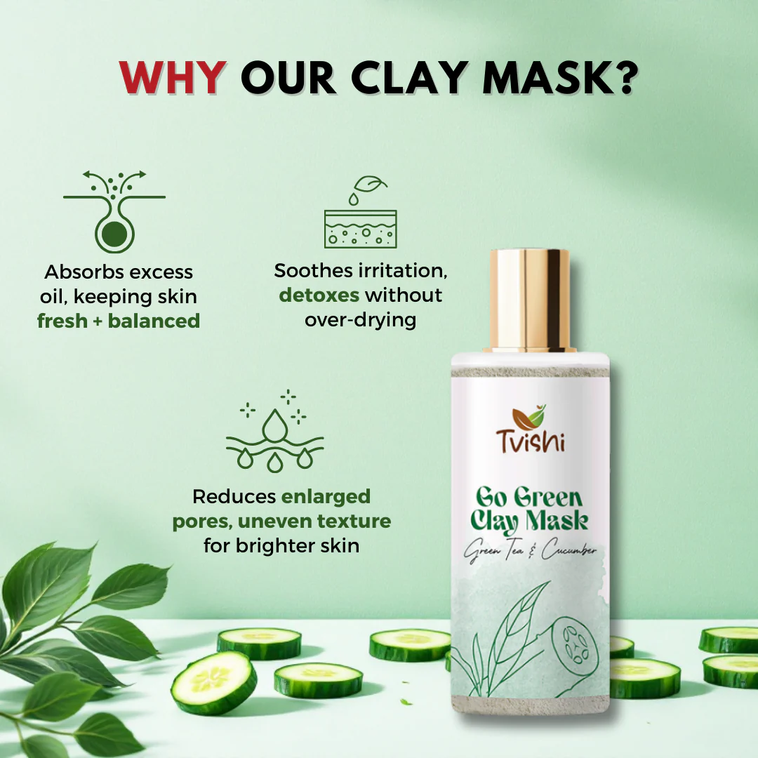 Go Green Clay Mask 50 Gms - Image 4
