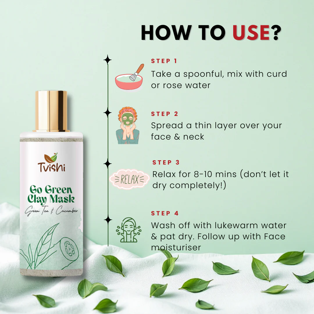 Go Green Clay Mask 50 Gms - Image 6