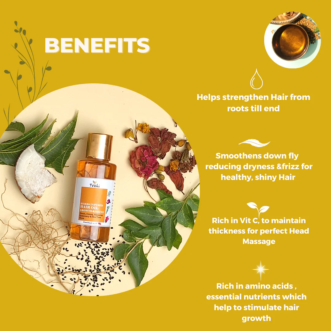 Herbs Infused Hair Oil 100 Ml - Image 3