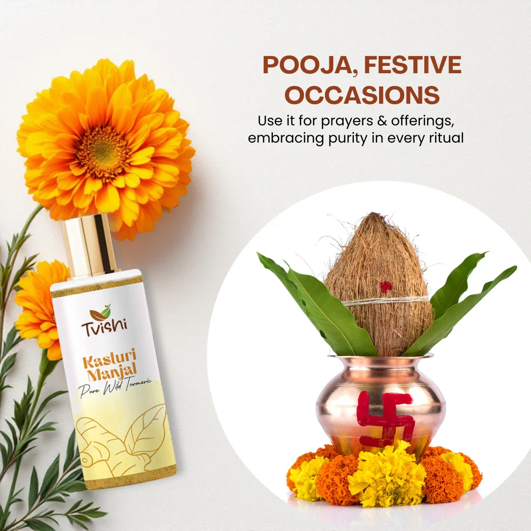 Kasturi Manjal Powder 50 gms - Image 3