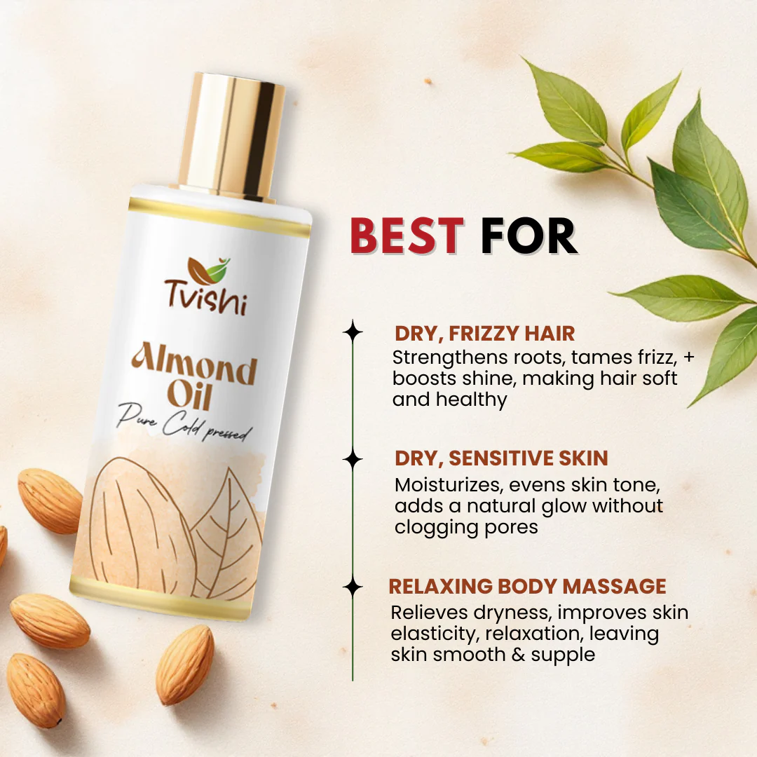 Pure Cold Pressed Almond Oil 100ml - Image 7