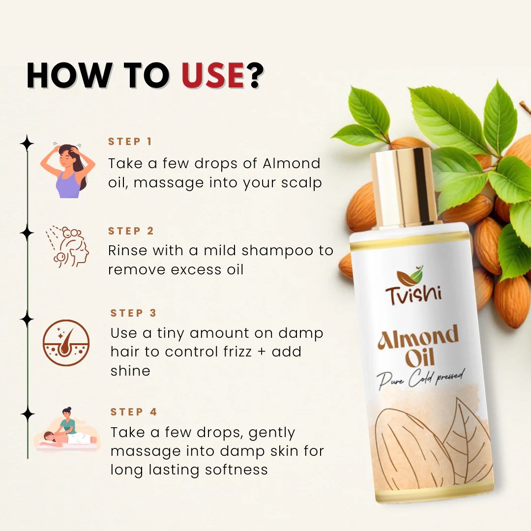 Pure Cold Pressed Almond Oil 100ml - Image 8